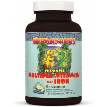 Витазаврики НСП – витамины для детей с железом NSP, модель 1622 | Изображение № 4