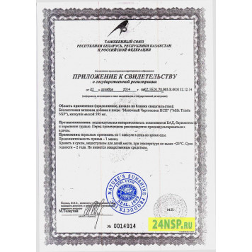 Молочный Чертополох НСП (Milk Thistle NSP) Молочный Чертополох НСП (Milk Thistle NSP) NSP, модель 4040 | Изображение № 7