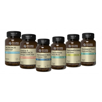 Набор Стоп аллергия НСП - производство США Nature's Sunshine Products (NSP) со скидкой 30% только в Клубе NSP! Набор Стоп аллергия НСП NSP, артикул 650127
