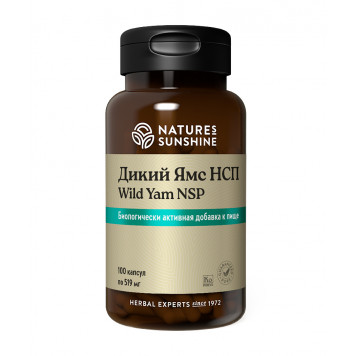 Дикий Ямс НСП (Wild Yam NSP) - производство США Nature's Sunshine Products (NSP) со скидкой 30% только в Клубе NSP! Дикий Ямс НСП (Wild Yam NSP) NSP, артикул 745