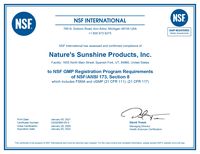 Сертификат NSF International 2021